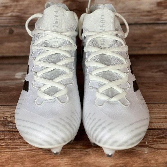 Adidas Freak Ultra 20 Primeknit Boost White Black Football Cleats Men\'s Size 10